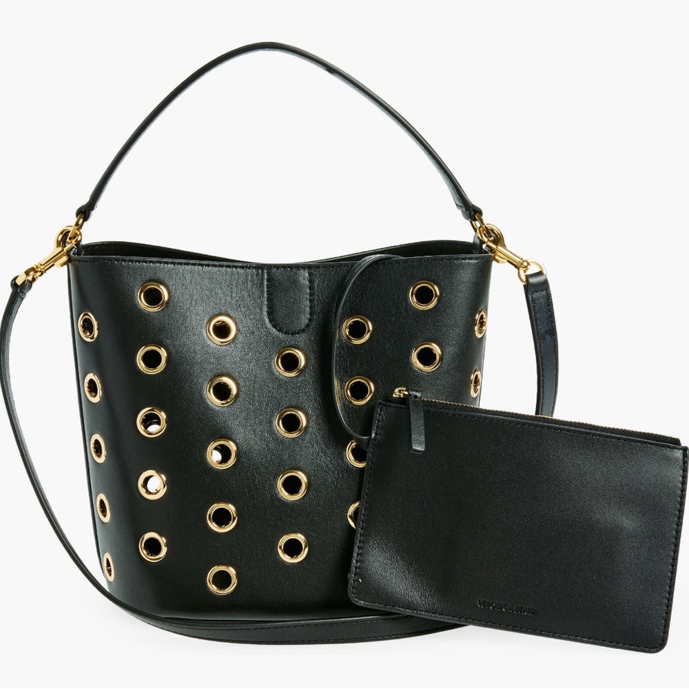 Veronica Beard Small Grommet Convertible Satchel - Picture 6 of 16